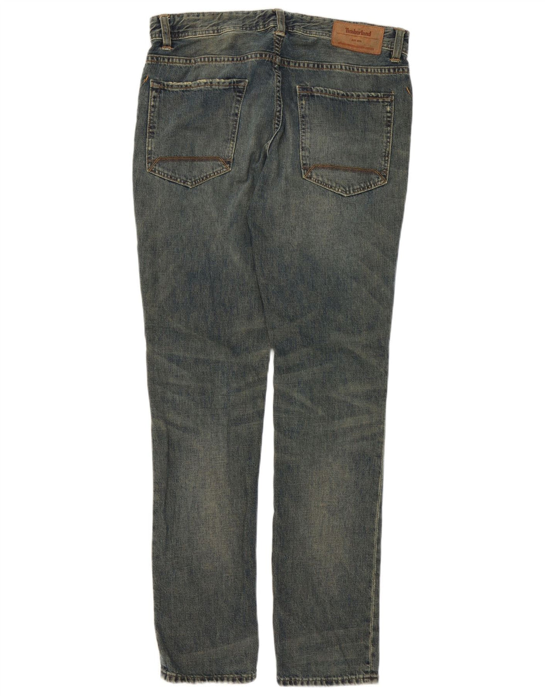 Мужские узкие джинсы Timberland W32 L32 синие, хлопок