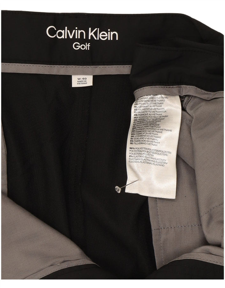 Мужские шорты чинос Calvin Klein W40 XL, черные, полиэстер