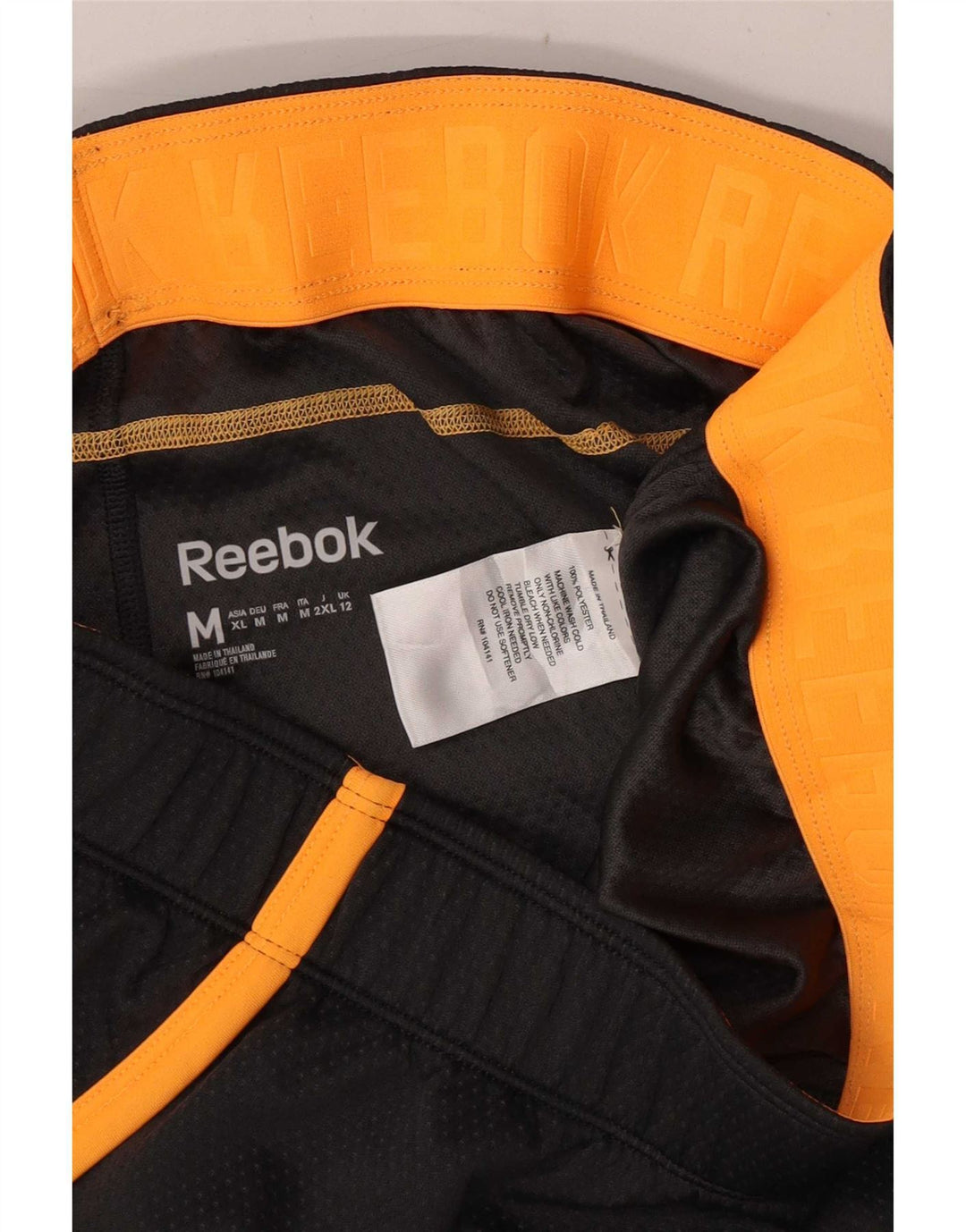 Женские спортивные шорты Reebok UK 12, средний серый полиэстер