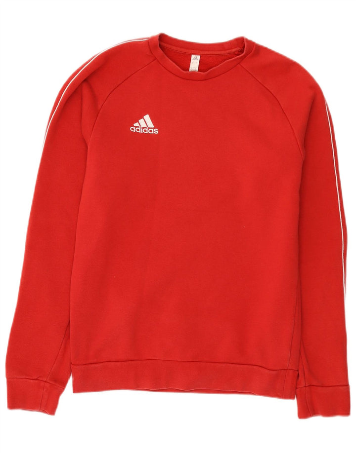 Мужской свитер Adidas, маленький красный хлопковый джемпер