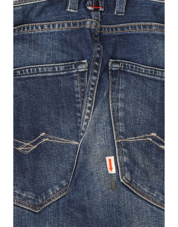 REPLAY Womens Distressed Slim Jeans W26 L28 Blue Vintage Replay and Second-Hand Replay from Messina Hembry 