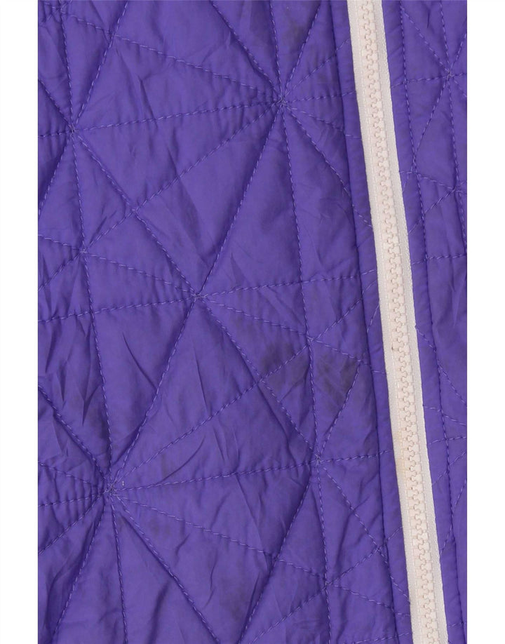 Женская стеганая куртка The North Face UK 16, большой фиолетовый нейлон