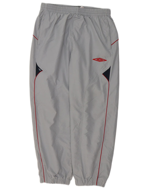 Мужские спортивные брюки Umbro, джоггеры XL, серые, полиэстер с цветными блоками