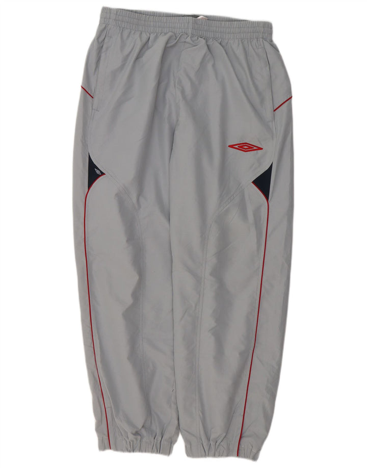 Мужские спортивные брюки Umbro, джоггеры XL, серые, полиэстер с цветными блоками