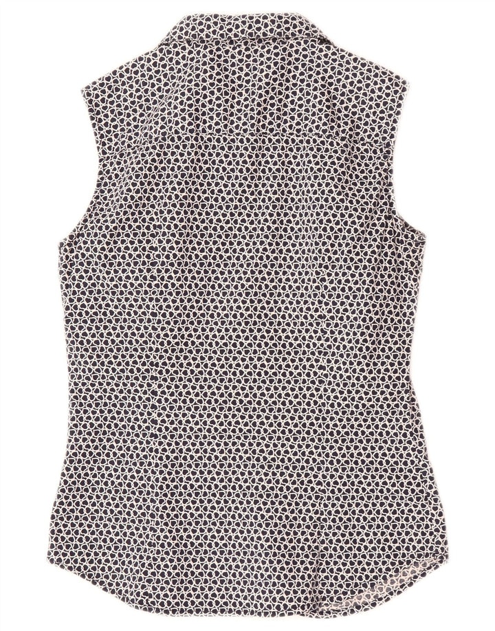 Женская блузка-рубашка без рукавов Les Copains IT 42 Medium Navy Blue Heart