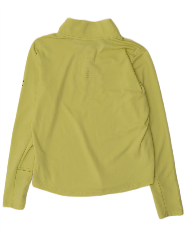 Женский спортивный костюм-пуловер с графическим рисунком Nike Dri Fit UK 14, средний зеленый цвет