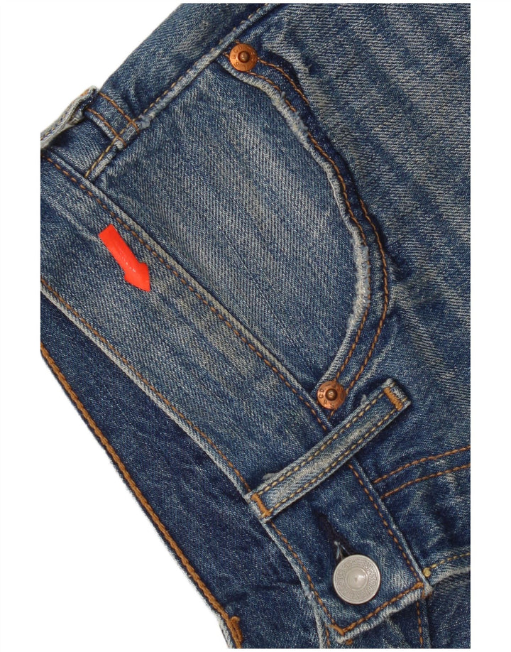 Женские джинсовые шорты Levi's 501 W26, маленькие синие, хлопок