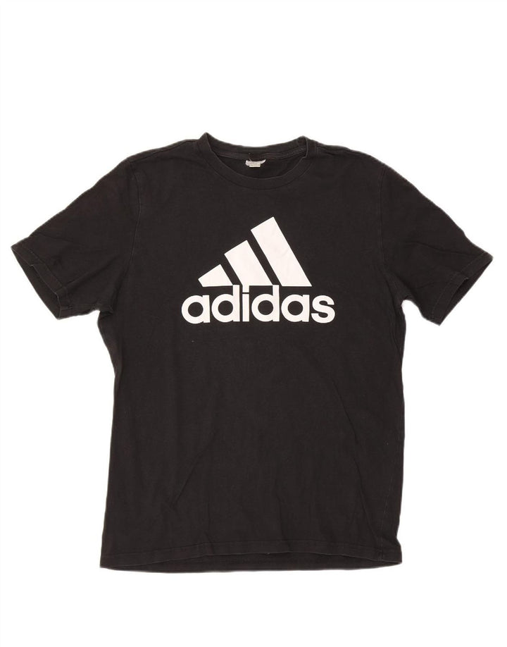 ADIDAS Mens Graphic T-Shirt Top Large Black