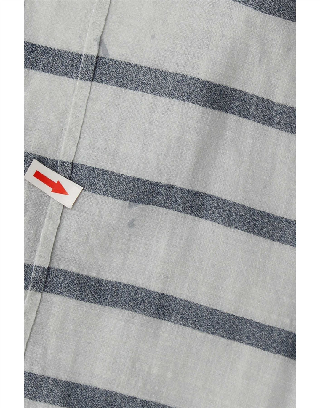 Женская блузка оверсайз Zara UK 18 XL в синюю полоску