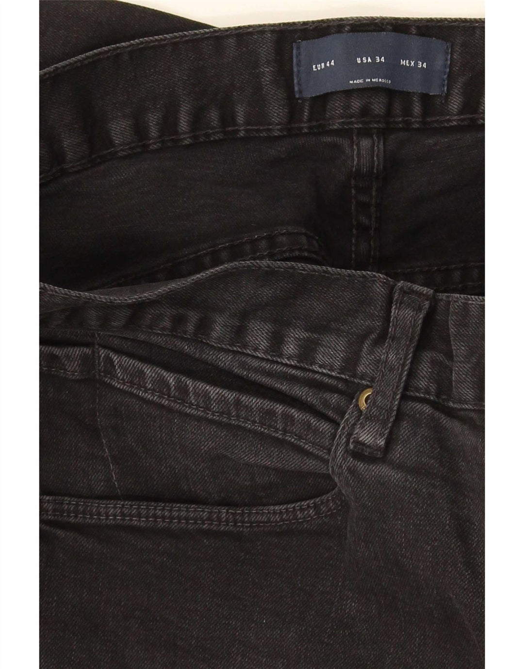 Мужские джинсы Zara Slim EU 44, большие W34 L31, черные