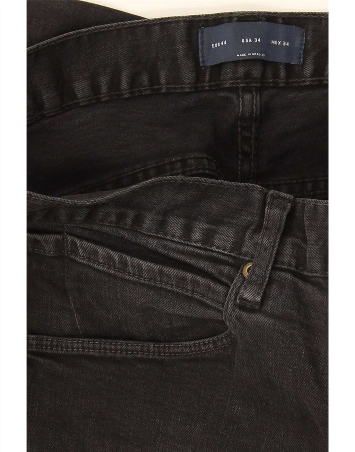 Мужские джинсы Zara Slim EU 44, большие W34 L31, черные