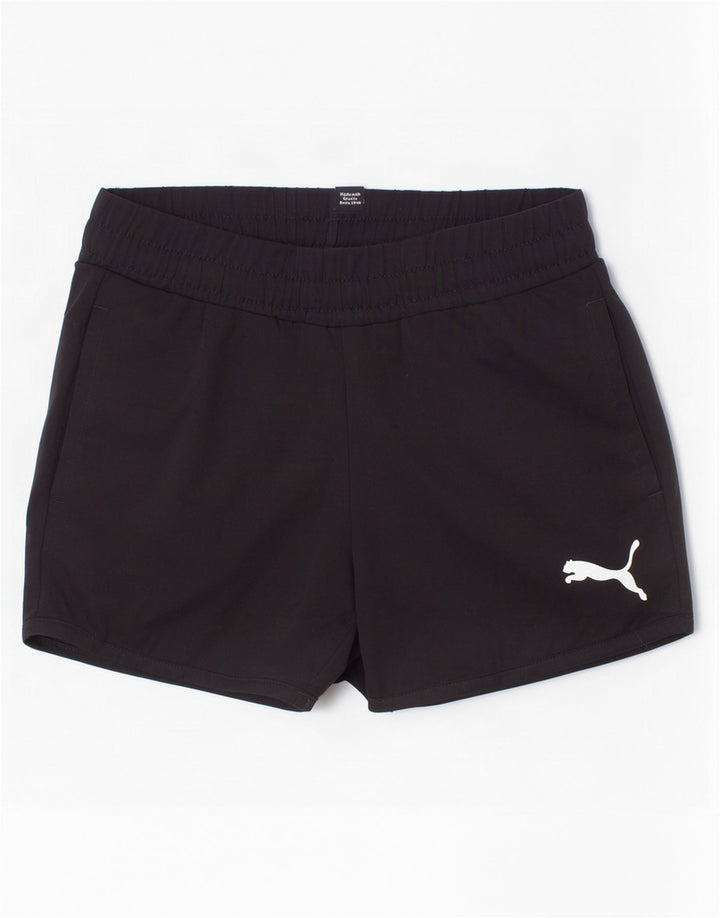 Спортивные шорты Puma для девочек 9-10 лет, черные