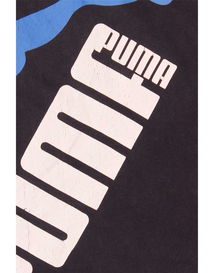Мужской жилет с рисунком Puma, большой темно-синий