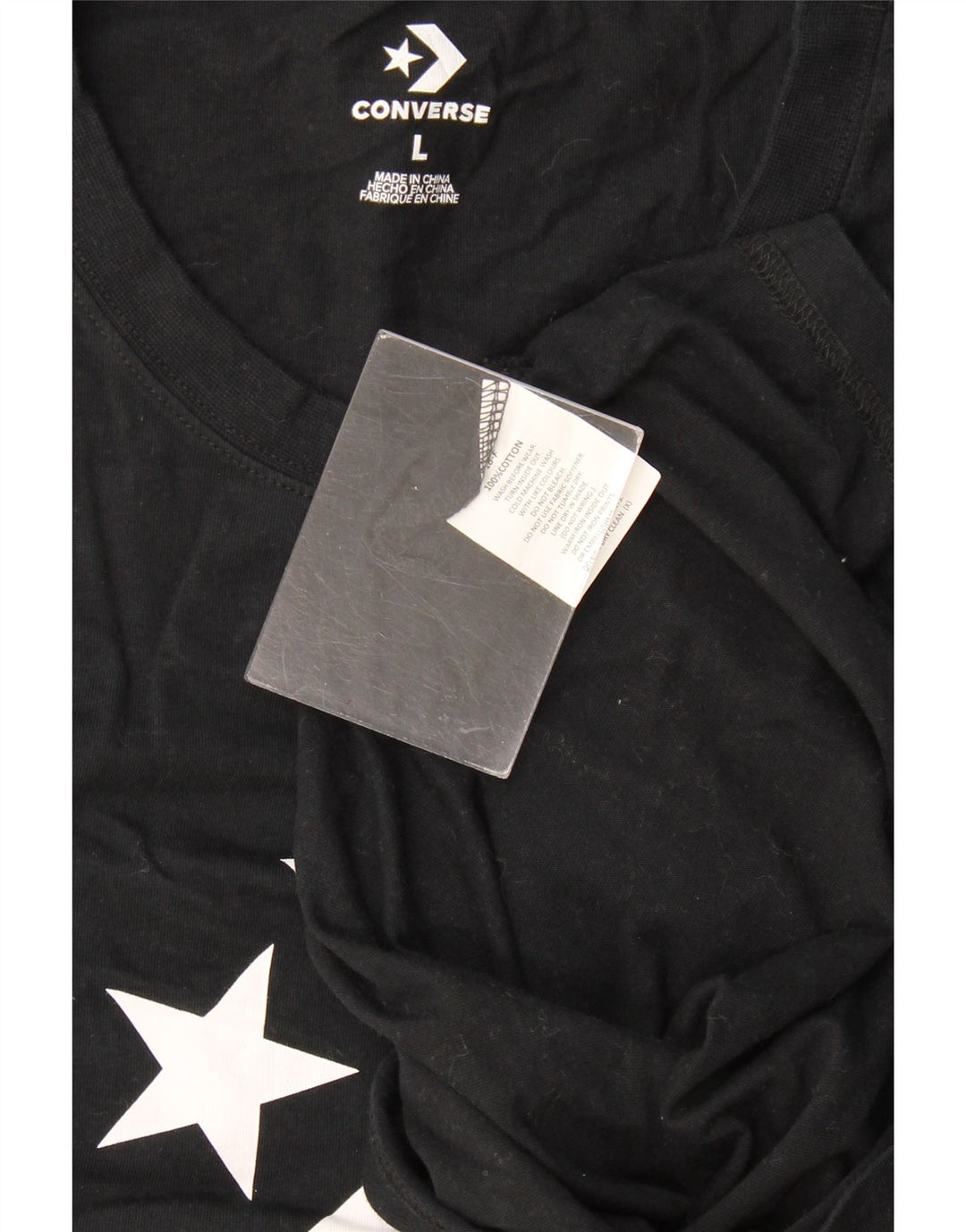 Мужской жилет Converse с рисунком, большой черный, хлопок