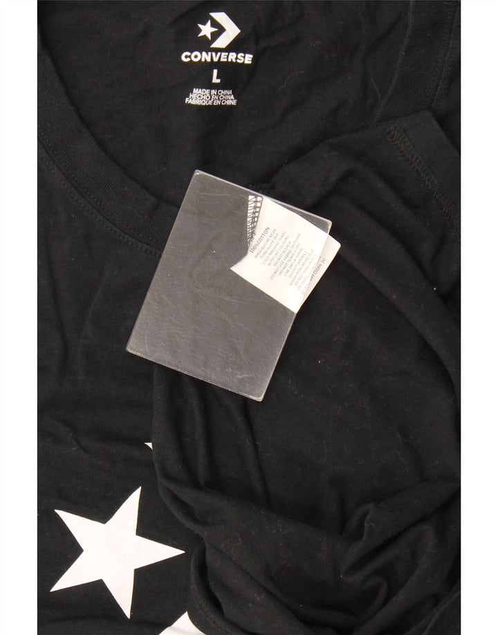 Мужской жилет Converse с рисунком, большой черный, хлопок