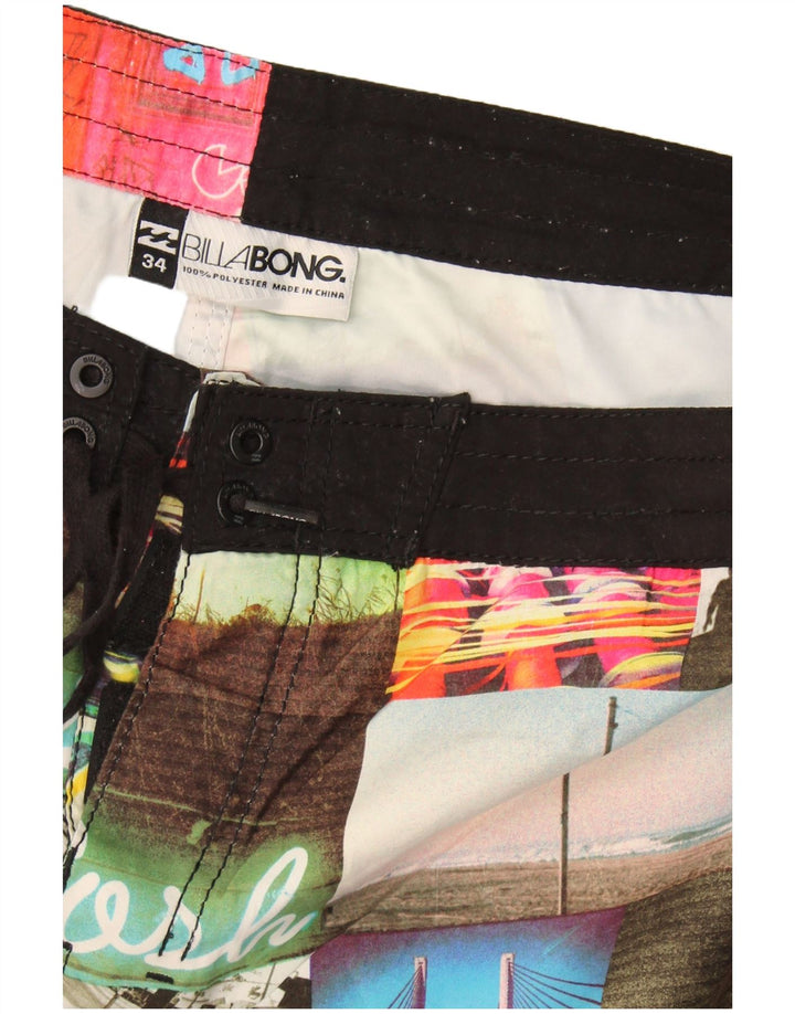 Мужские шорты для плавания Billabong, большие разноцветные пэчворк