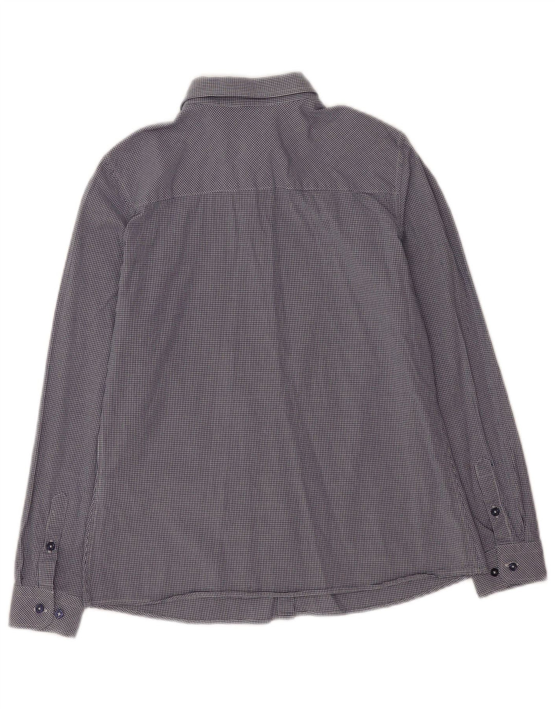 Ассоциация поло США. Женская рубашка EU 38, средний темно-синий, хлопок в мелкую клетку