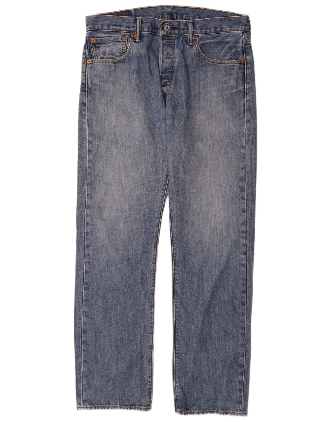 Мужские прямые джинсы Levi's 501 W32 L32 синие, хлопок