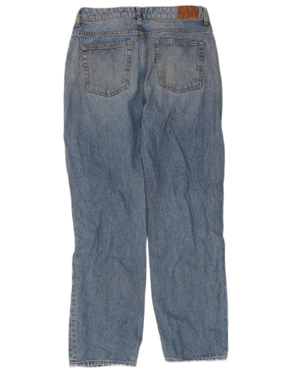 Женские прямые джинсы Zara EU 38, маленькие W28 L28, синие