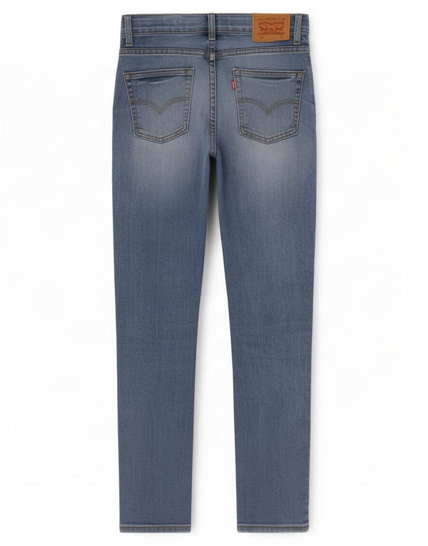 Джинсы скинни Levi's 510 для мальчиков 13–14 лет W28 L28, синий хлопок