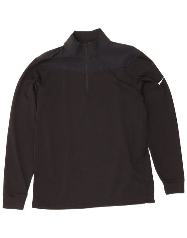 Мужской спортивный костюм-пуловер Nike Dri Fit Standard, средний черный с цветными блоками