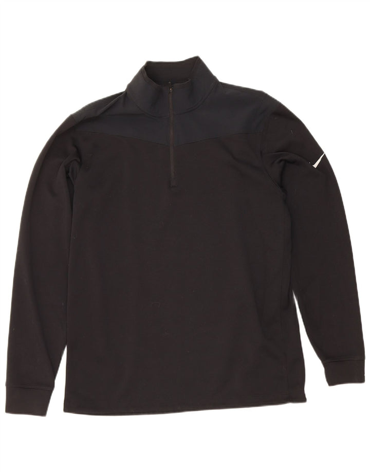 Мужской спортивный костюм-пуловер Nike Dri Fit Standard, средний черный с цветными блоками