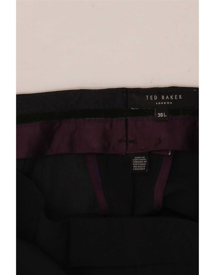 Брюки мужские прямые костюмные Ted Baker W36 L36 черные
