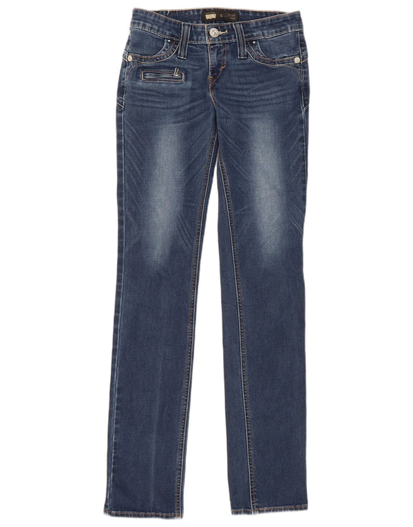 Женские прямые джинсы Levi's Demi Curve W26 L32, синий хлопок