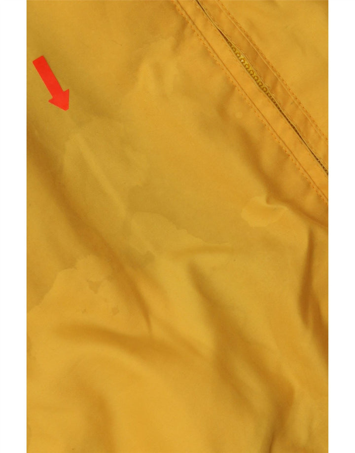 Мужская куртка-бомбер Slam с капюшоном UK 44 2XL Желтый полиэстер с цветными блоками