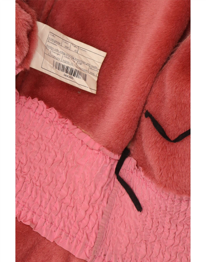 ERMANNO SCERVINO Женская кожаная куртка IT 42 Medium Brown Leather