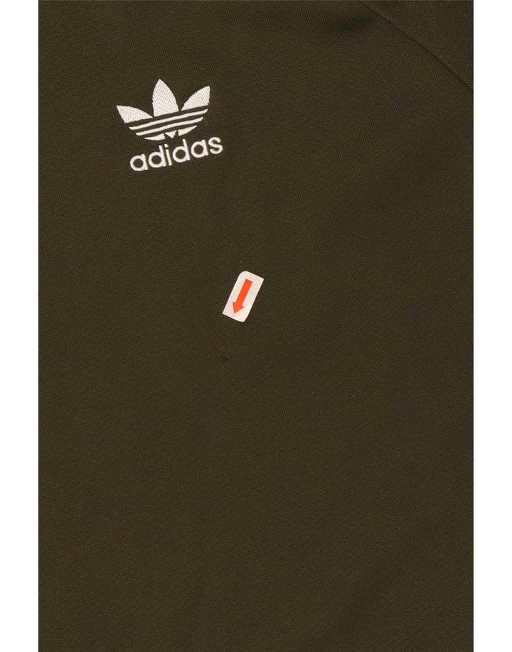 Мужская толстовка Adidas Джемпер большого цвета хаки из полиэстера