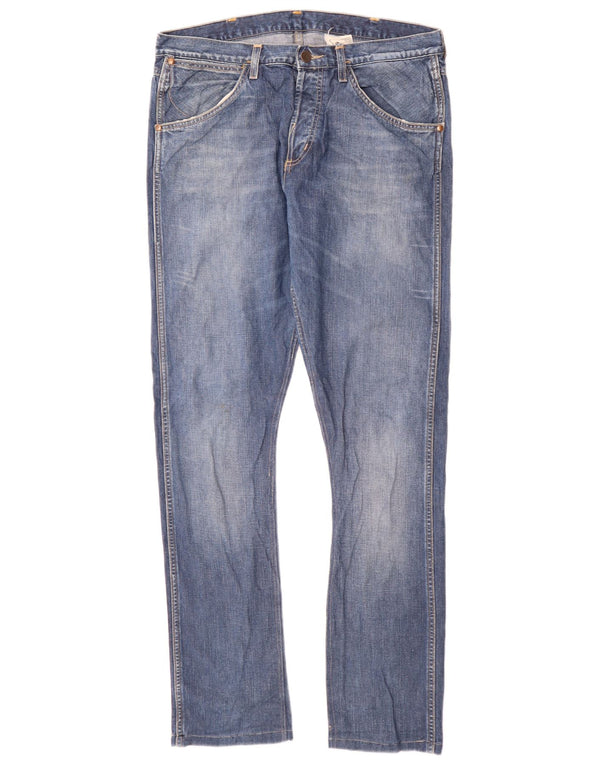 Мужские джинсы Wrangler 4 RRB Slim W34 L34, синий хлопок