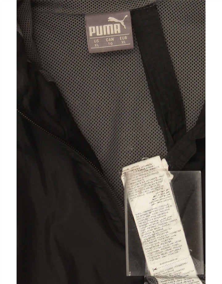 Мужская дождевик с капюшоном Puma UK 18 XL, черный полиэстер