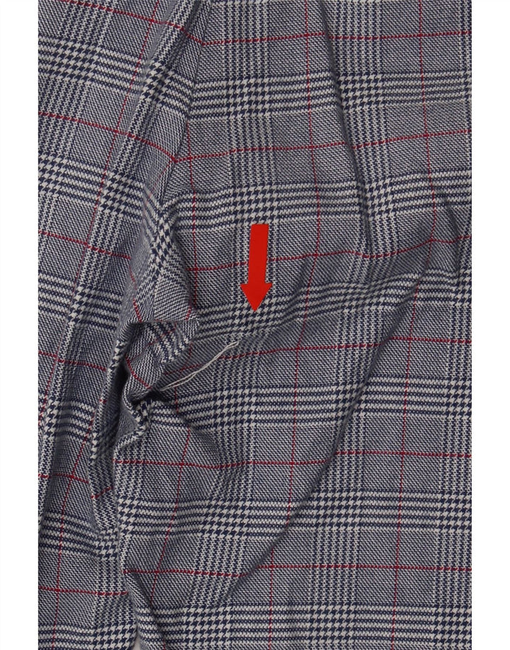 Женские брюки чинос Massimo Dutti EU 38 Small W30 L26 Синие "гусиные лапки"