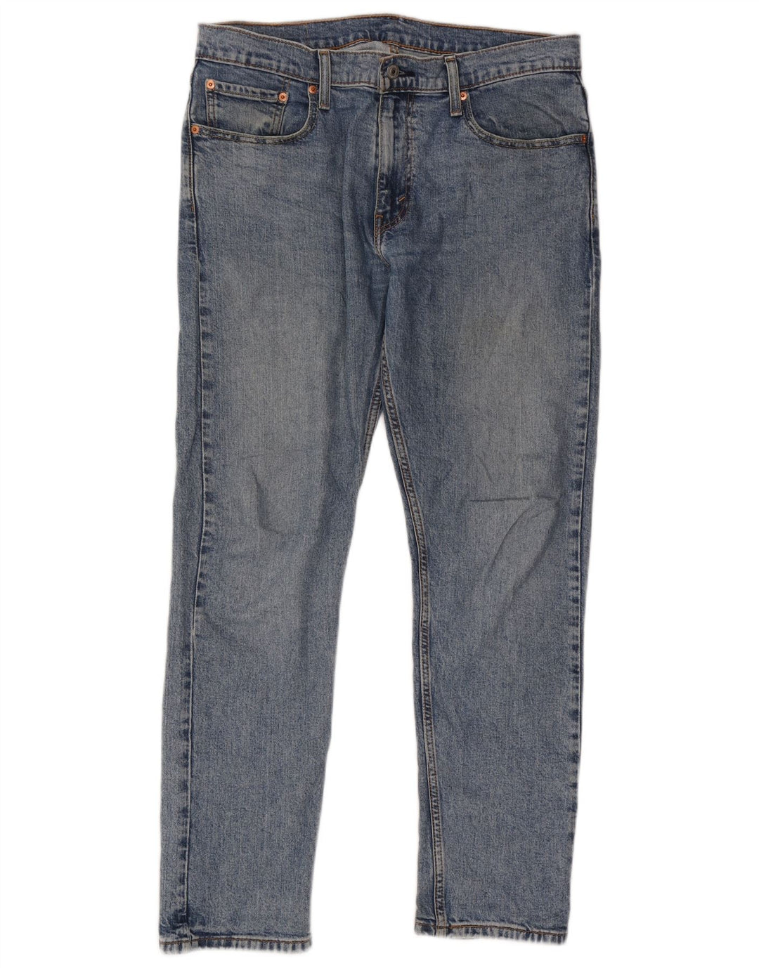 Мужские зауженные джинсы Levi's 502 W33 L32 синие, хлопок