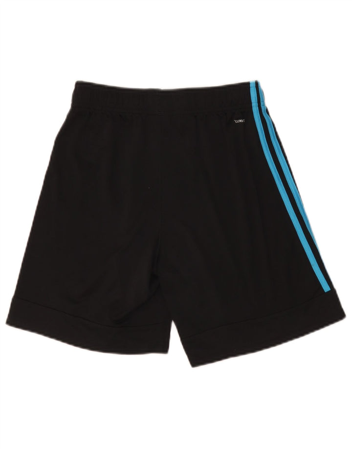Спортивные шорты Adidas Climalite для мальчиков 13-14 лет, черный полиэстер