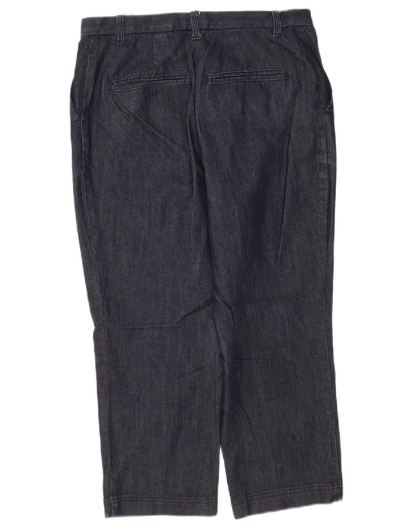 Женские капри Marks & Spencer UK 12 Medium W30 L22 Темно-синие