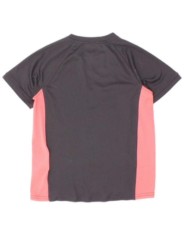 Футболка Nike Dri Fit для мальчиков, 8–9 лет, маленький черный полиэстер с цветными блоками