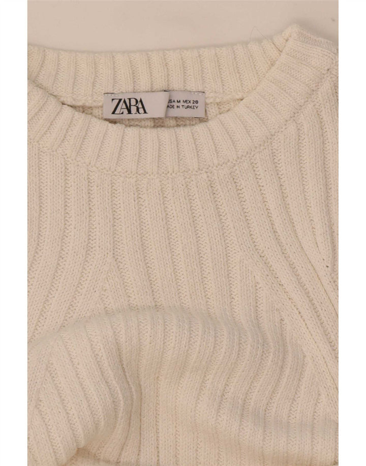 Женский жилет Zara UK 14, средний белый
