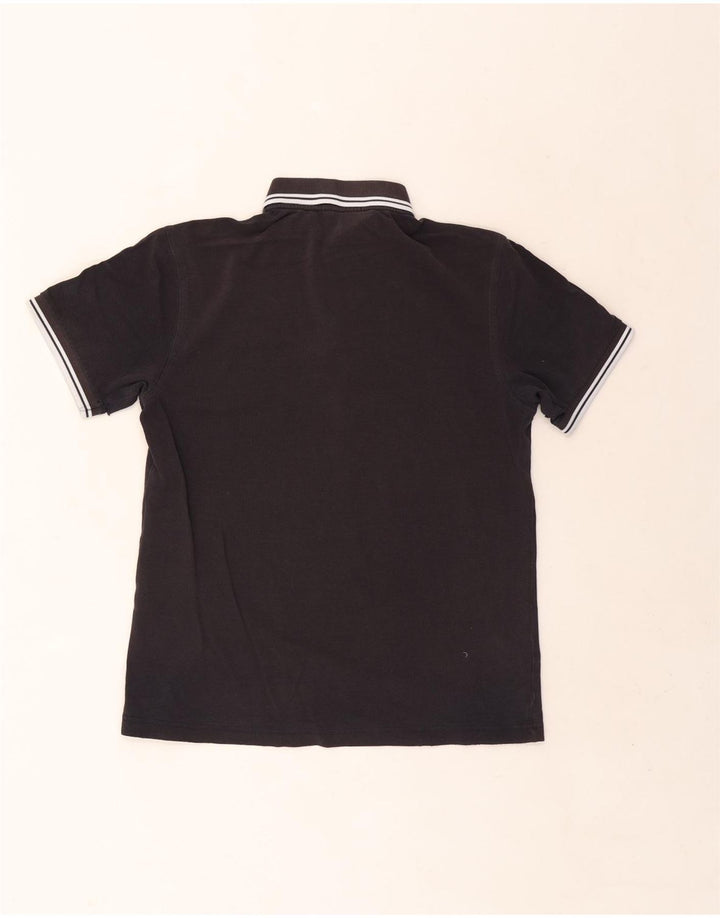 Мужская рубашка-поло Fred Perry среднего размера, темно-синяя, хлопок