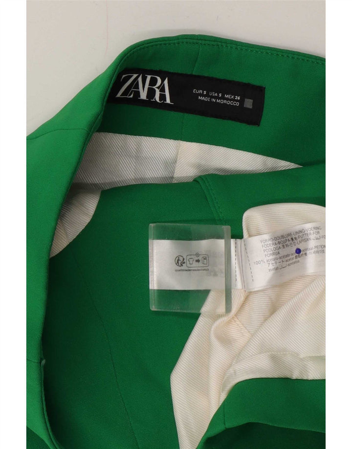Женский укороченный топ без бретелек Zara UK 10, маленький зеленый