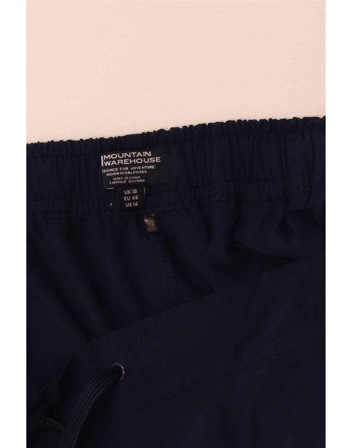 Женские спортивные шорты Mountain Warehouse UK 18 XL, темно-синий полиэстер
