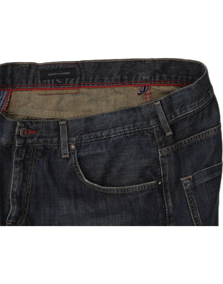 TOMMY HILFIGER Мужские джинсы Bootcut W38 L30 Темно-синий хлопок