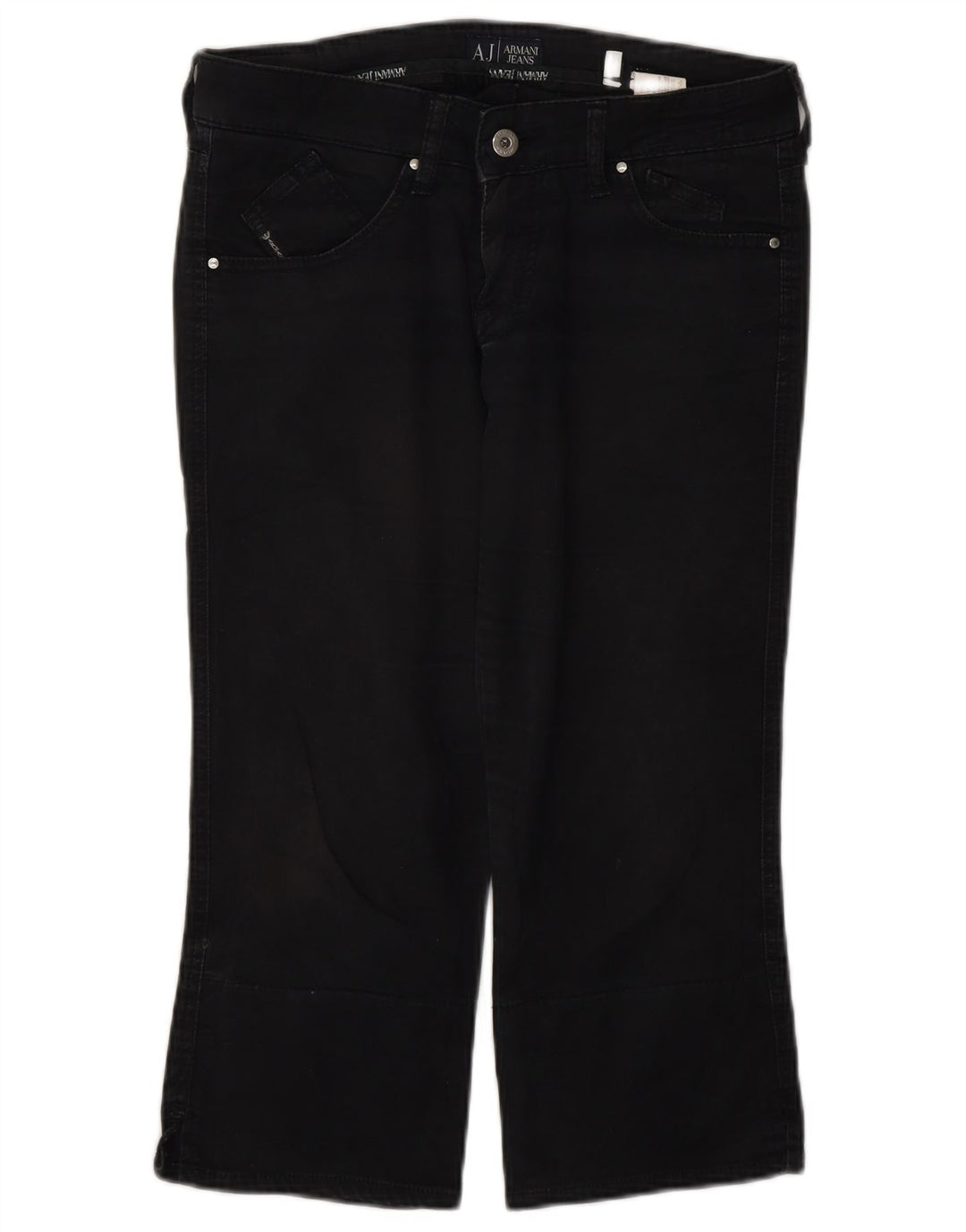 Женские капри Armani W27 L20 Серые хлопковые