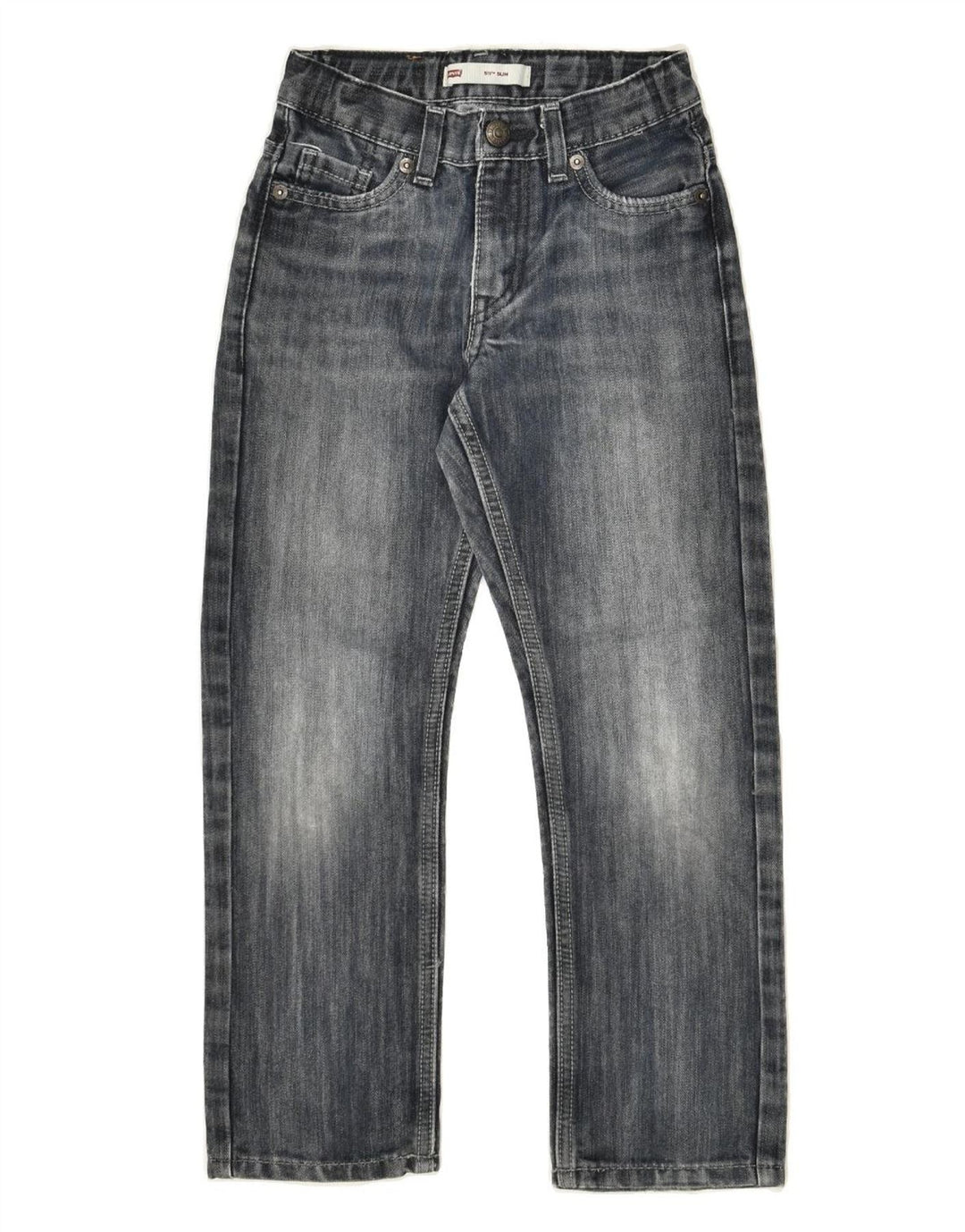 LEVI'S Boys 511 Slim Jeans 6-7 Years W20 L21  Grey Cotton | Vintage Levi's | Thrift | Second-Hand Levi's | Used Clothing | Messina Hembry 