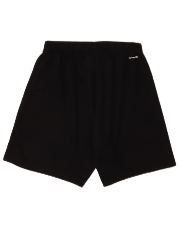 Мужские спортивные шорты Adidas Climalite, маленькие черные из полиэстера