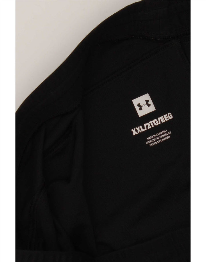 Мужские спортивные брюки Under Armour 2XL, черные с цветными блоками