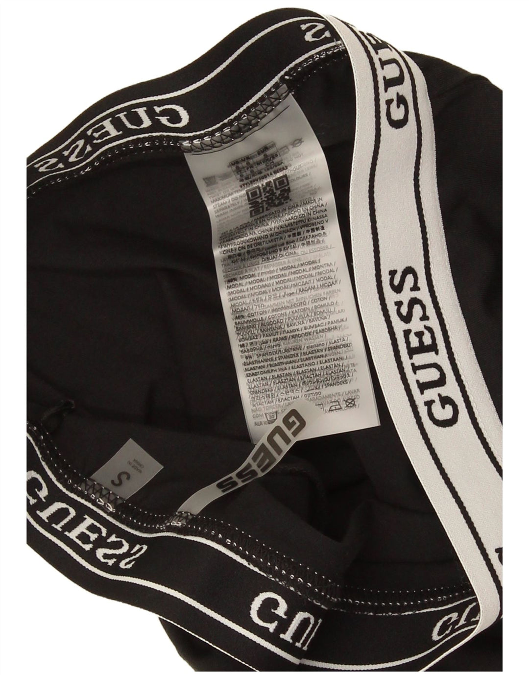 Женские леггинсы-капри Guess UK 10, маленькие черные модальные