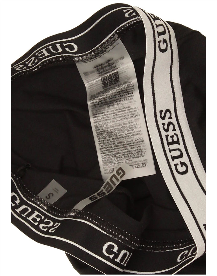 Женские леггинсы-капри Guess UK 10, маленькие черные модальные