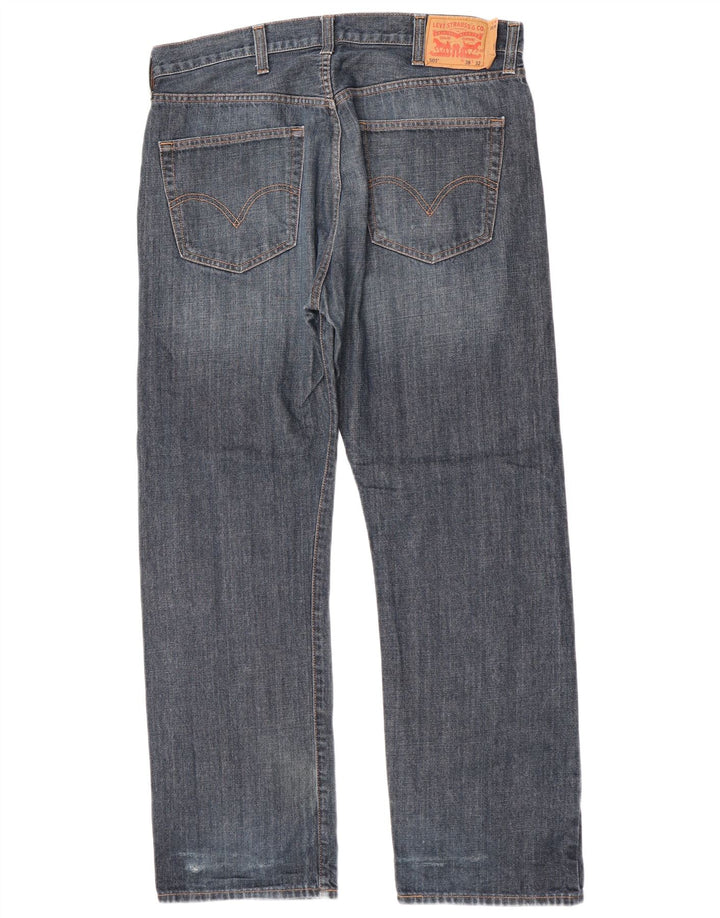 Мужские прямые джинсы Levi's 501 W38 L32 синие, хлопок